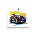 4x4 Multi-Color - Poster