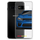 Blue Sports Car - Samsung Case