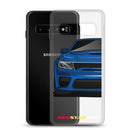 Blue Sports Car - Samsung Case