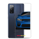 Blue Sports Car - Samsung Case