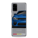 Blue Sports Car - Samsung Case