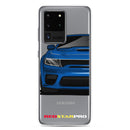 Blue Sports Car - Samsung Case