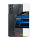 Blue Sports Car - Samsung Case