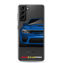 Blue Sports Car - Samsung Case