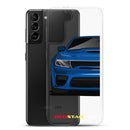 Blue Sports Car - Samsung Case