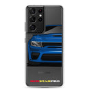 Blue Sports Car - Samsung Case