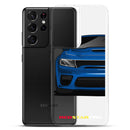 Blue Sports Car - Samsung Case