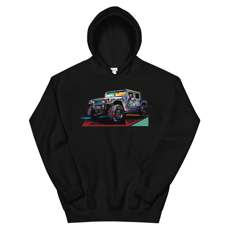 Pop Art Military Vehicle - Hoodie