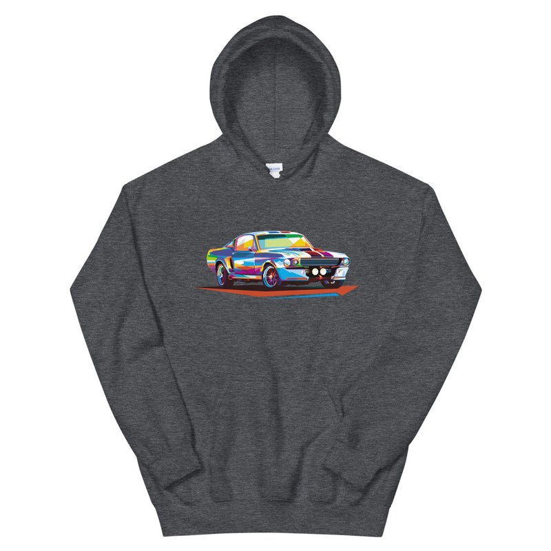 Pop Art Old School Muscle Car - Hoodie