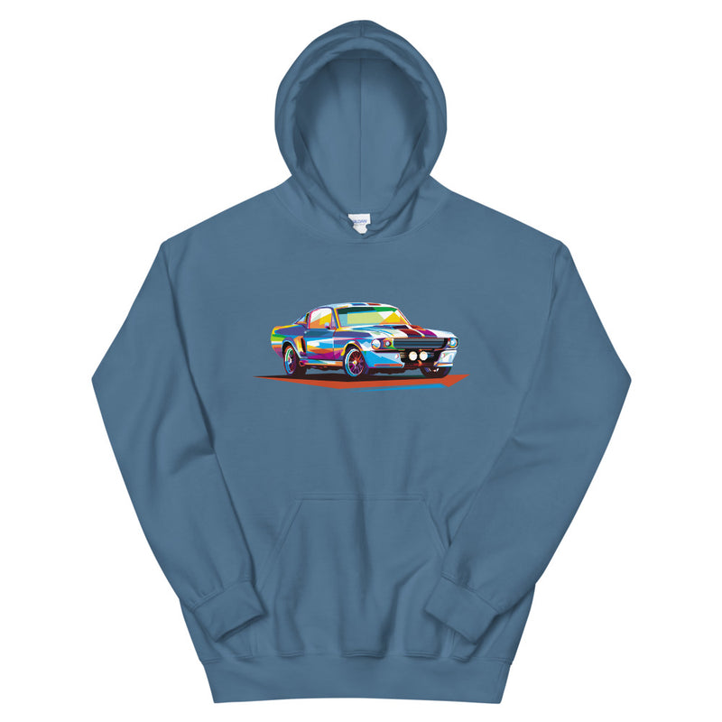 Pop Art Old School Muscle Car - Hoodie