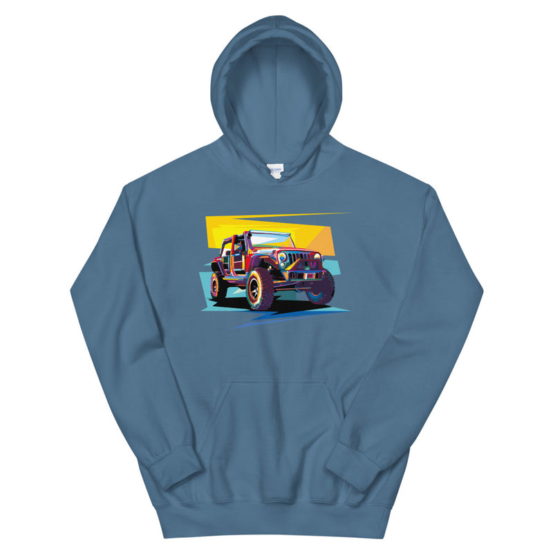 4x4 Multi Color - Men's Hoodie