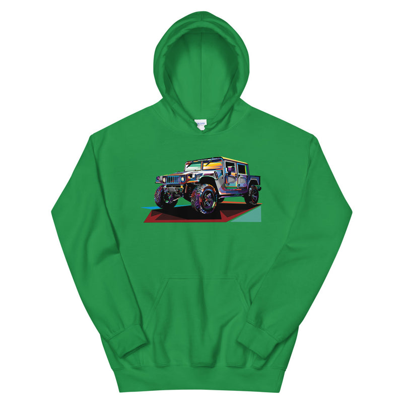 Pop Art Military Vehicle - Hoodie