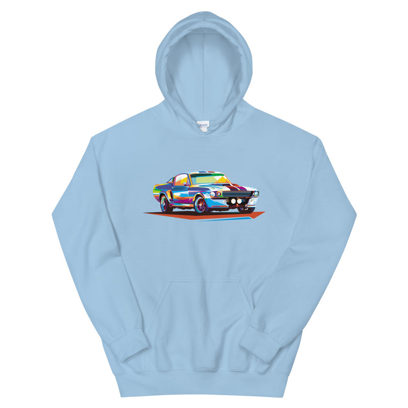 Pop Art Old School Muscle Car - Hoodie