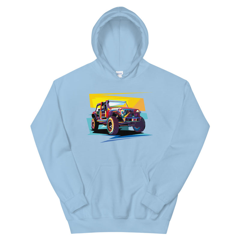 4x4 Multi Color - Men's Hoodie