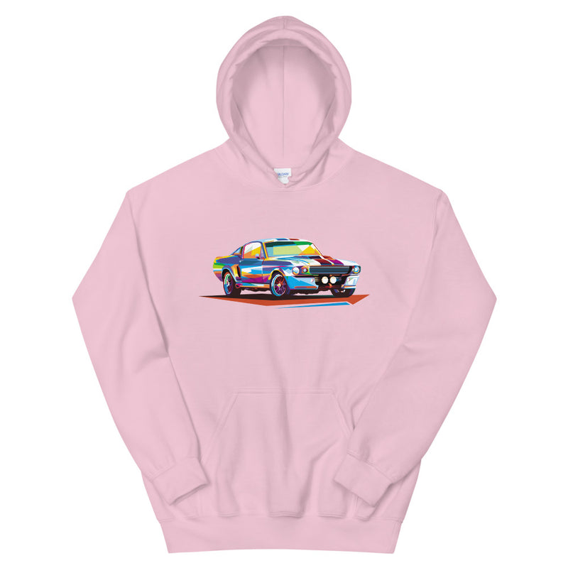 Pop Art Old School Muscle Car - Hoodie