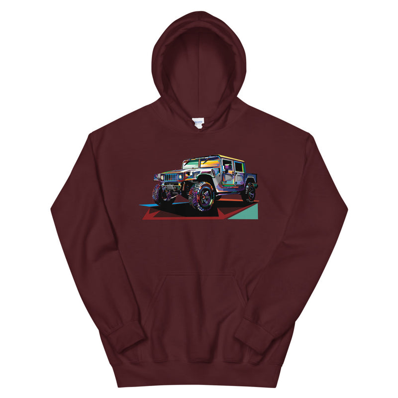 Pop Art Military Vehicle - Hoodie