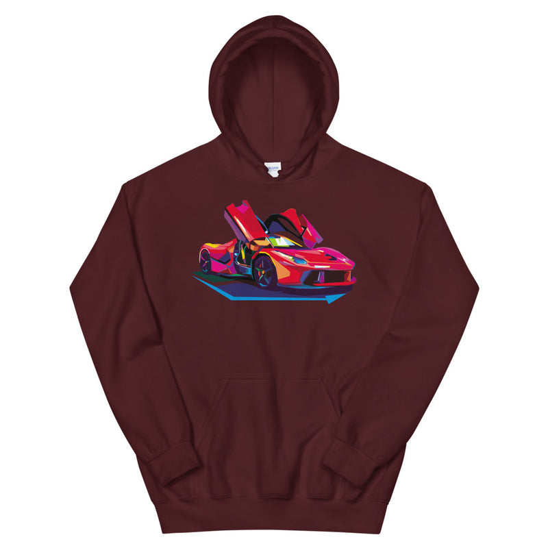 Pop Art Exotic Car Hoodie