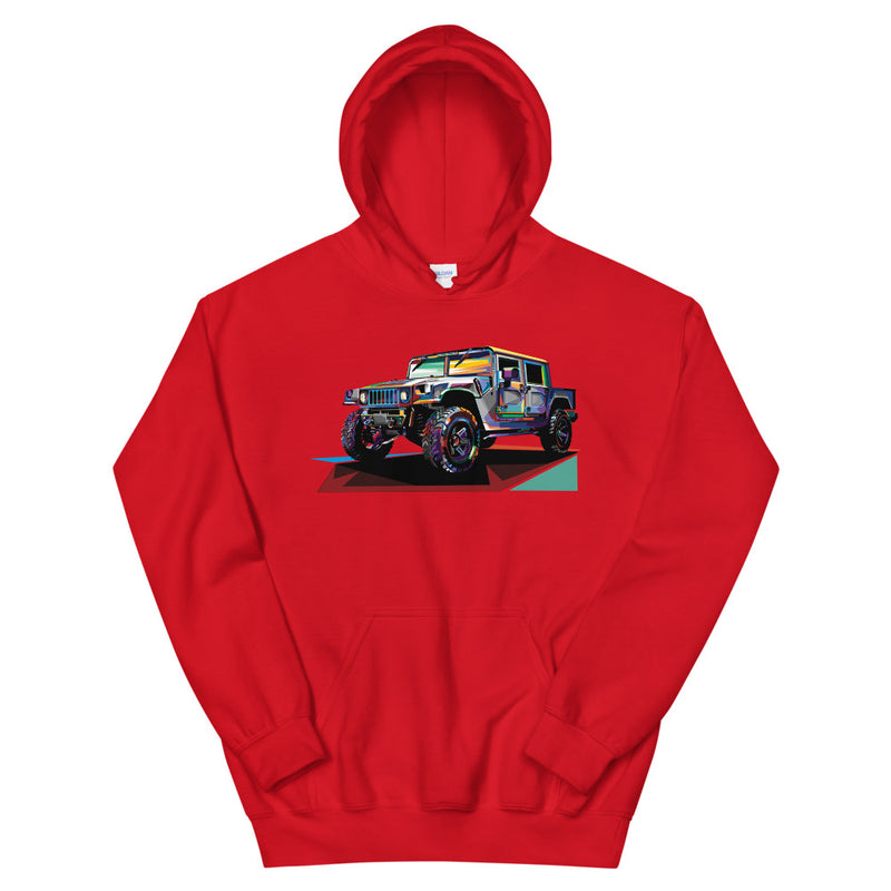 Pop Art Military Vehicle - Hoodie