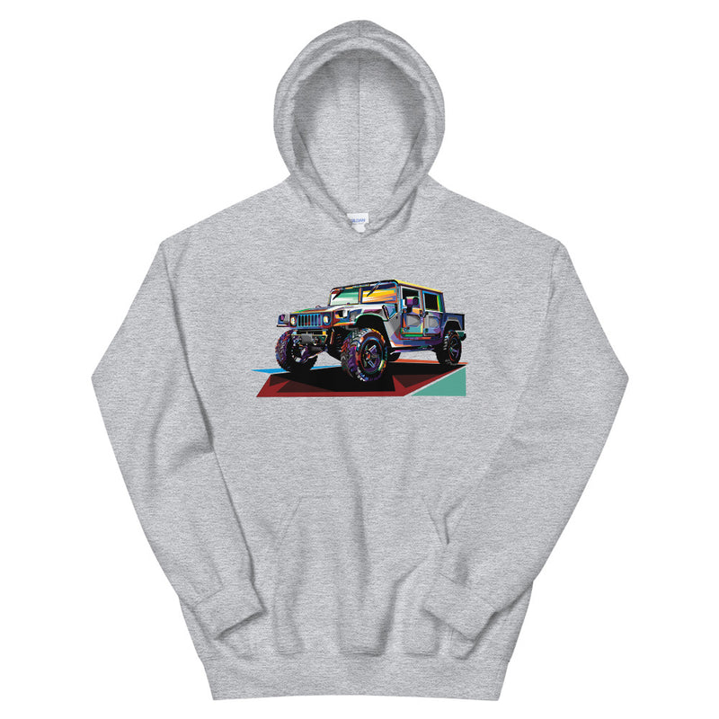 Pop Art Military Vehicle - Hoodie