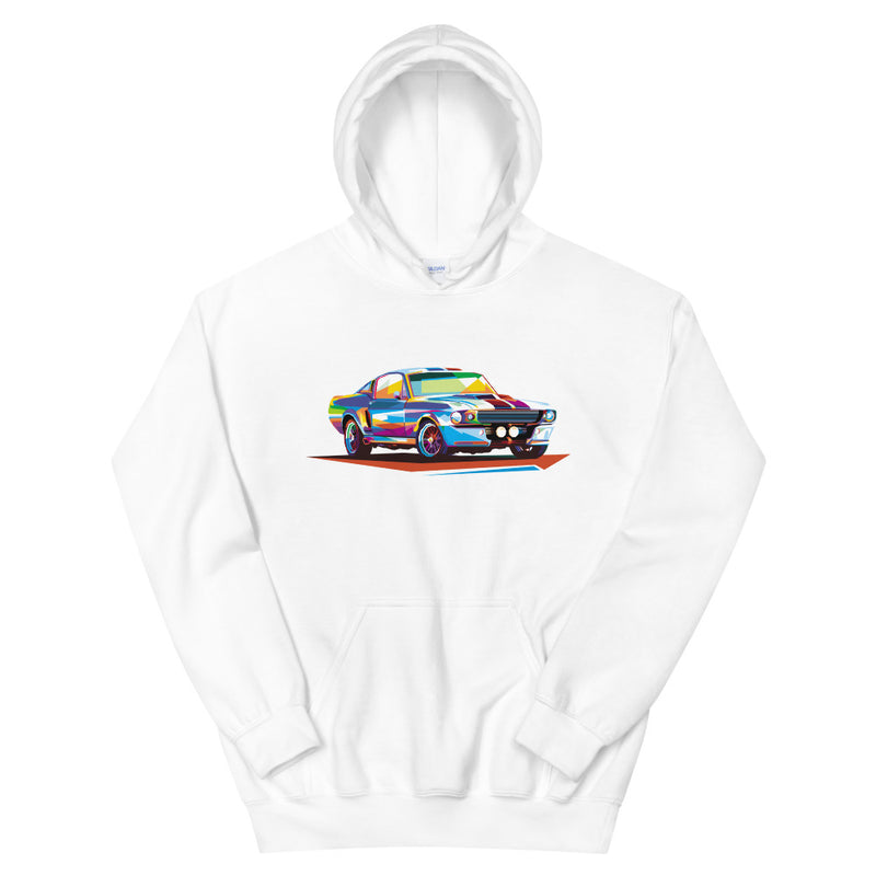 Pop Art Old School Muscle Car - Hoodie