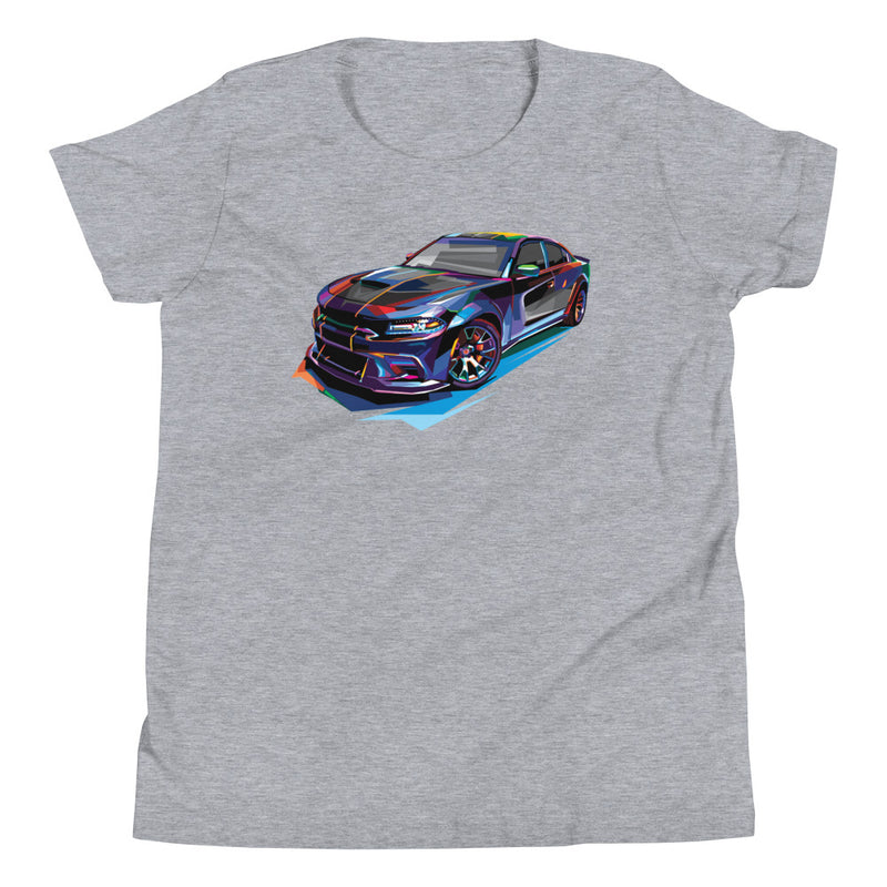 Pop Art Muscle Car - Youth T-Shirt