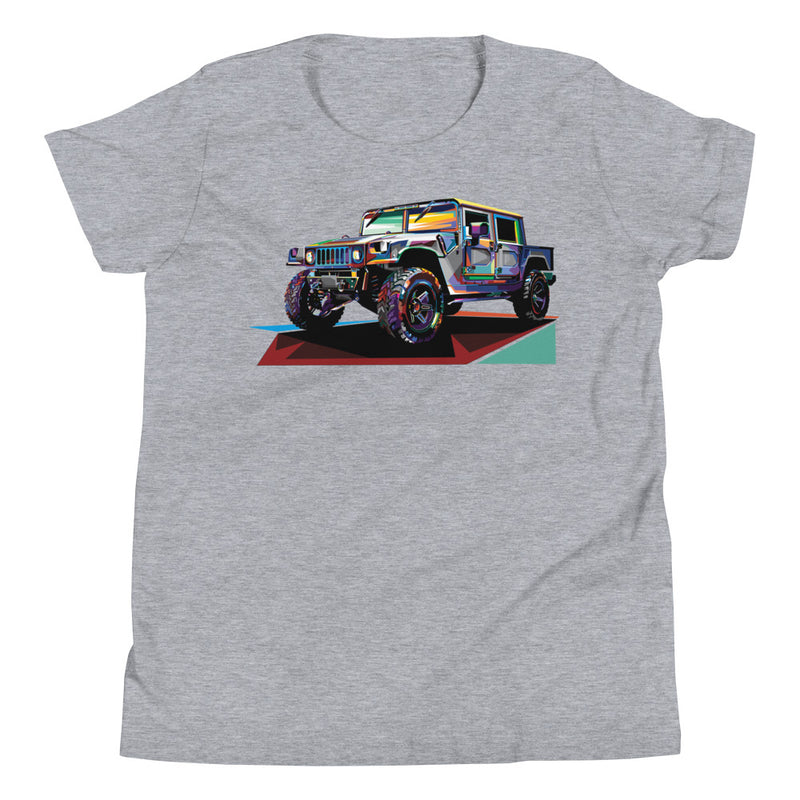 Pop Art Military Vehicle - Youth T-Shirt