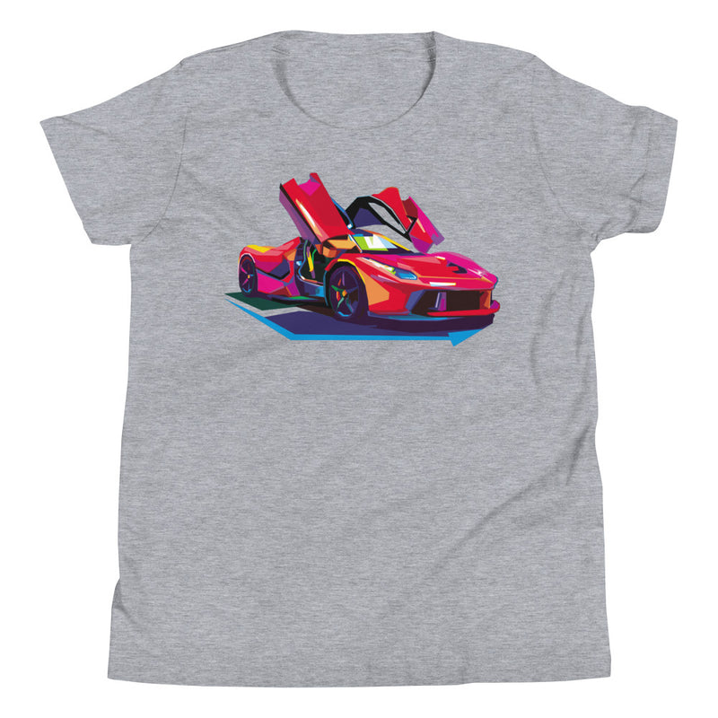 Pop Art Sports Car - Youth T-Shirt