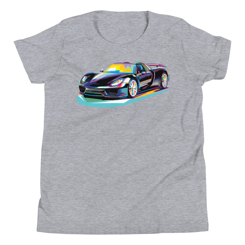 Pop Art Sports Car - Youth T-Shirt