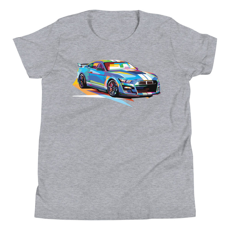 Pop Art Muscle Car - Youth T-Shirt