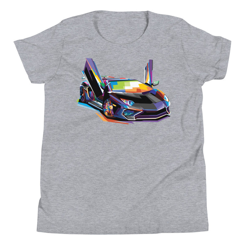 Pop Art Sports Car - Youth T-Shirt