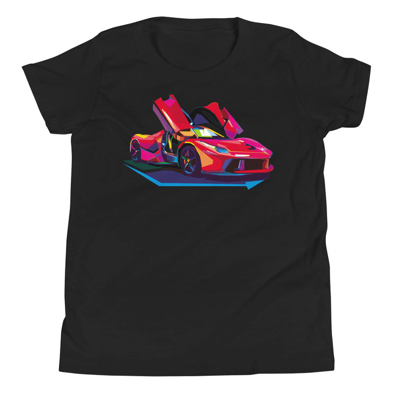 Pop Art Sports Car - Youth T-Shirt