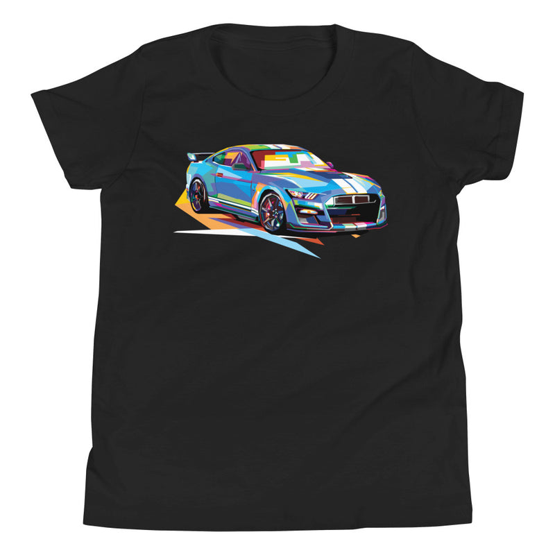 Pop Art Muscle Car - Youth T-Shirt