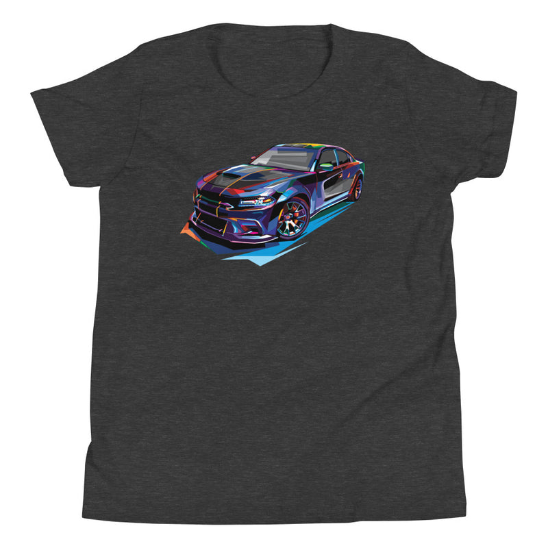 Pop Art Muscle Car - Youth T-Shirt