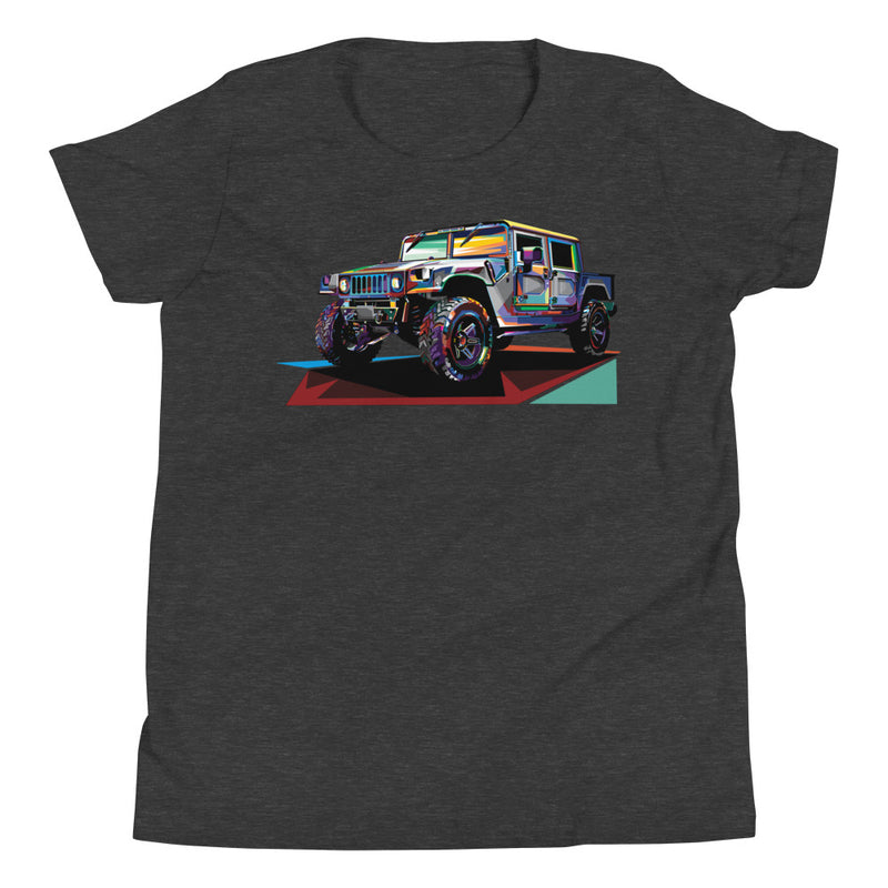 Pop Art Military Vehicle - Youth T-Shirt