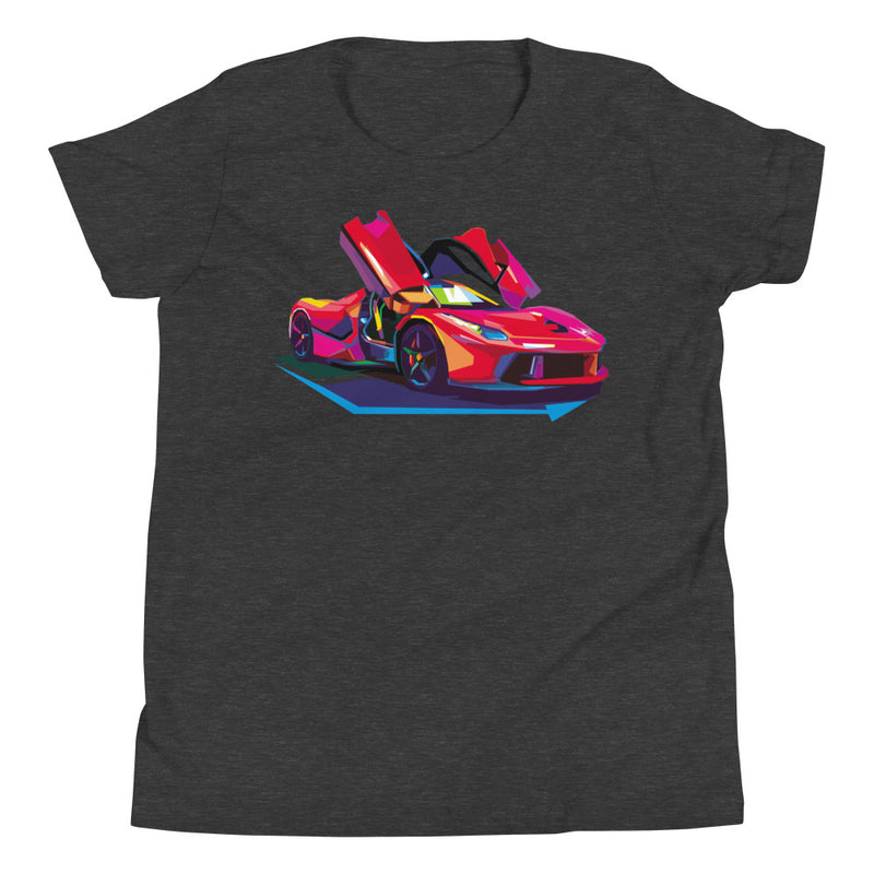 Pop Art Sports Car - Youth T-Shirt