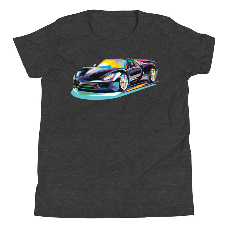 Pop Art Sports Car - Youth T-Shirt