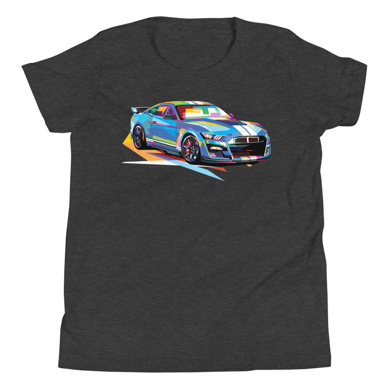 Pop Art Muscle Car - Youth T-Shirt