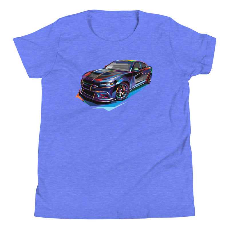 Pop Art Muscle Car - Youth T-Shirt