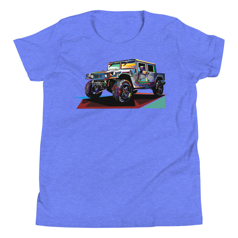 Pop Art Military Vehicle - Youth T-Shirt