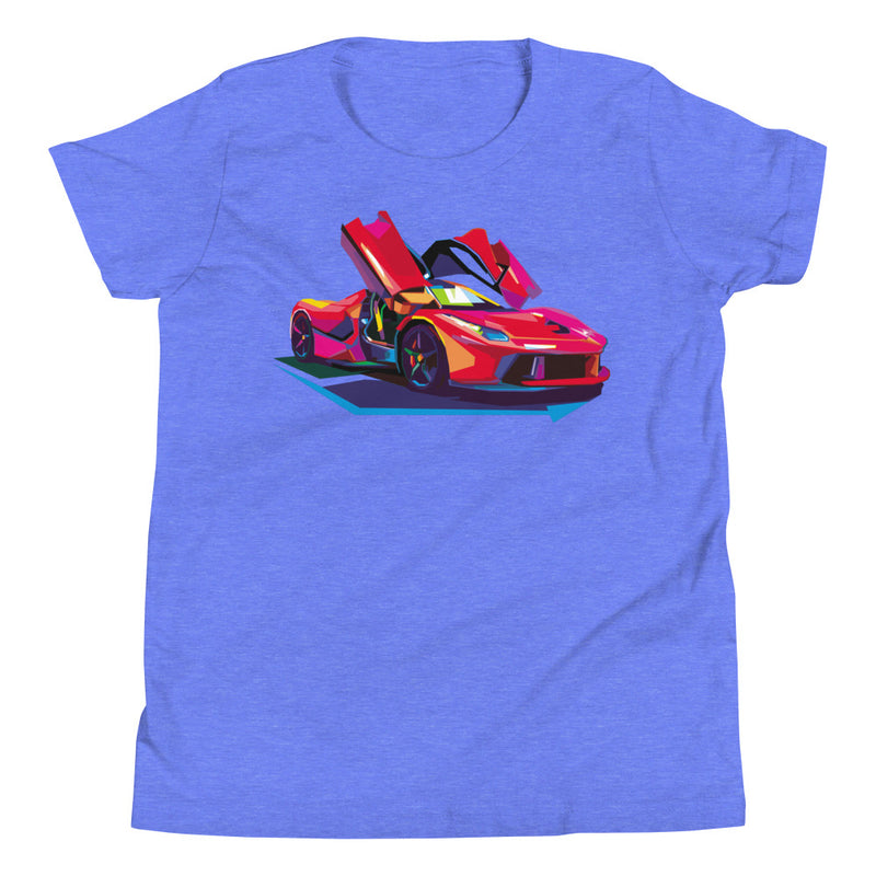 Pop Art Sports Car - Youth T-Shirt