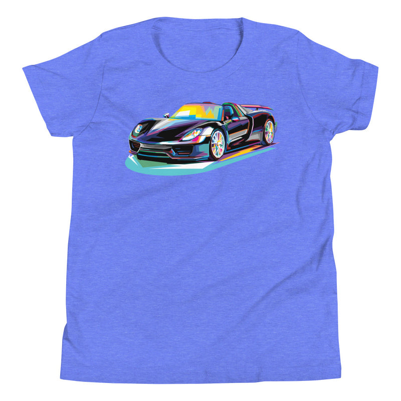 Pop Art Sports Car - Youth T-Shirt