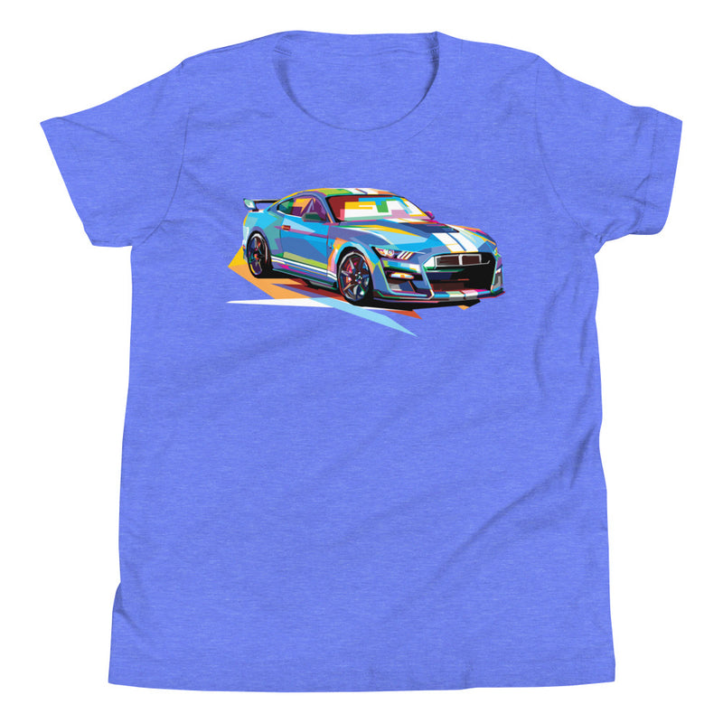 Pop Art Muscle Car - Youth T-Shirt