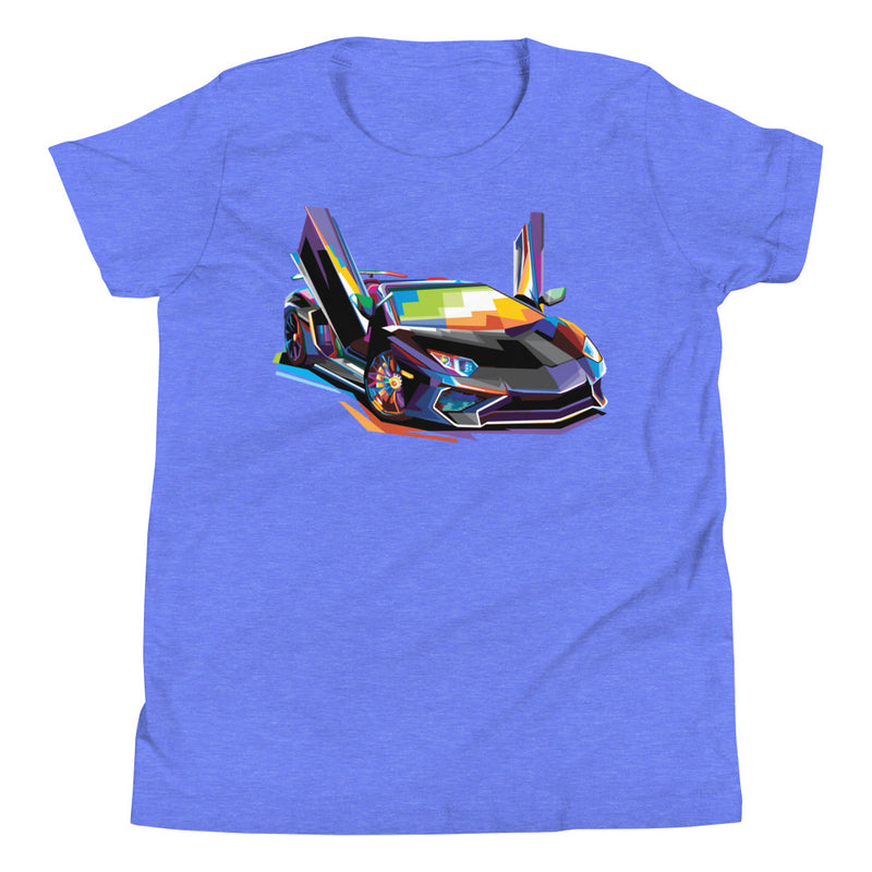 Pop Art Sports Car - Youth T-Shirt