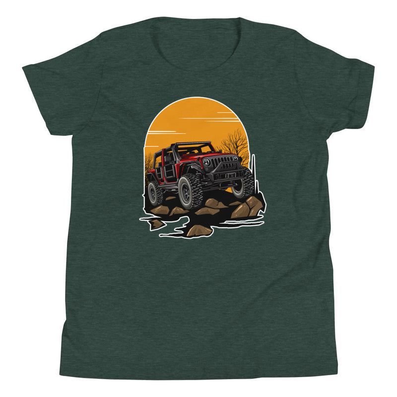 4x4 Rock Climbing - Youth T-Shirt