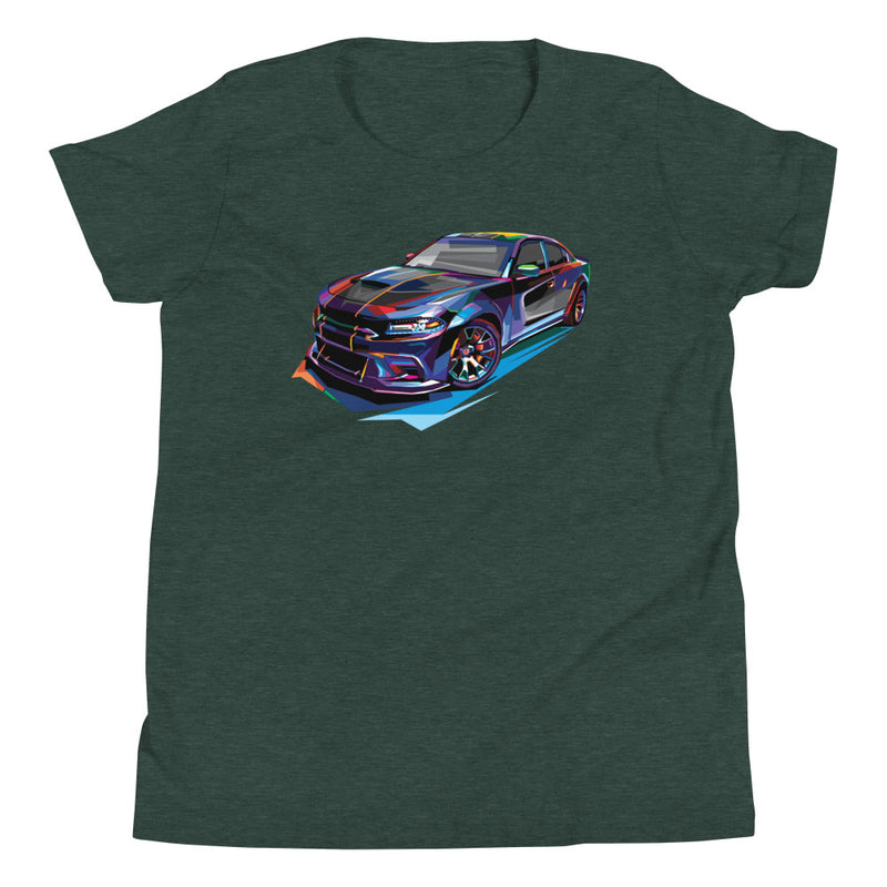 Pop Art Muscle Car - Youth T-Shirt