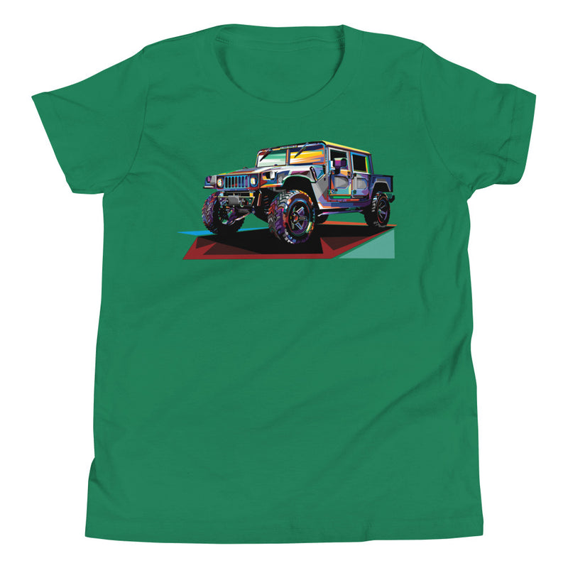 Pop Art Military Vehicle - Youth T-Shirt