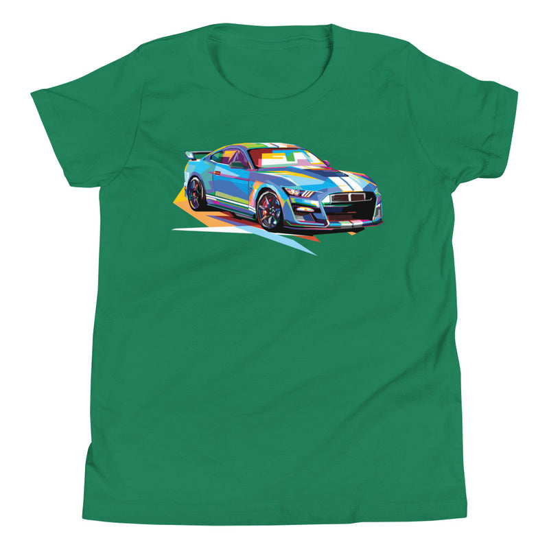 Pop Art Muscle Car - Youth T-Shirt