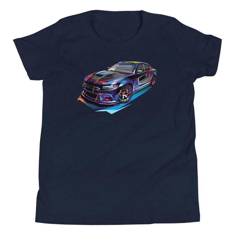 Pop Art Muscle Car - Youth T-Shirt