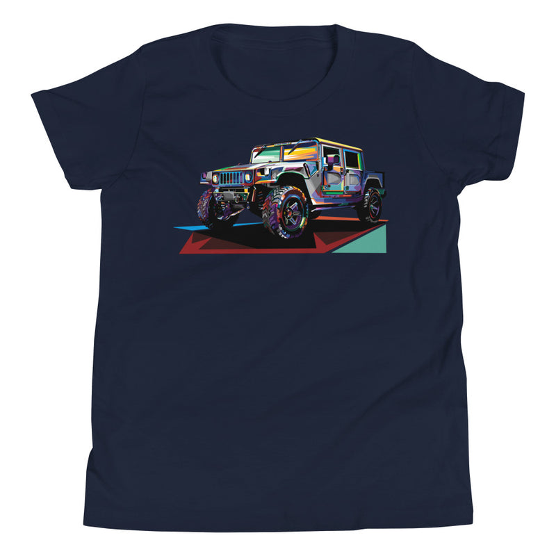 Pop Art Military Vehicle - Youth T-Shirt