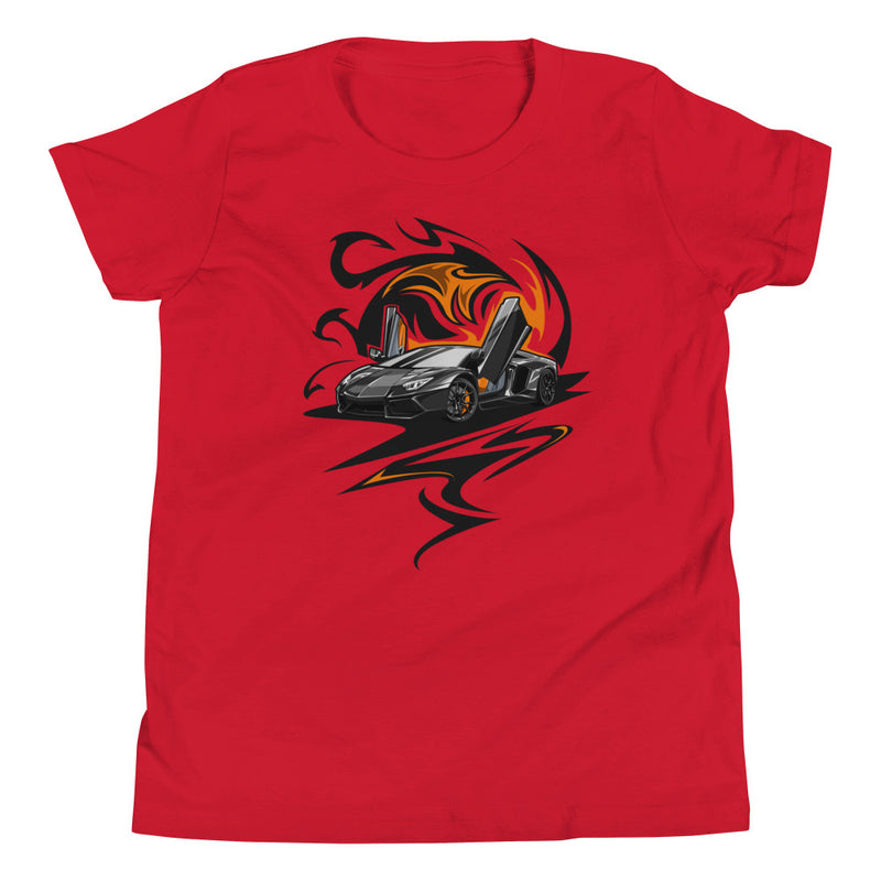 Tribal Exotic Car - Youth T-Shirt